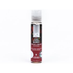 JO H2O Cherry Burst Flavored Water-Based Lubricant 1 oz.