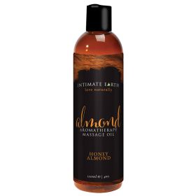 Intimate Earth Honey Almond Aromatherapy Massage Oil 4 oz.