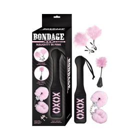 Bondage By Nasstoys Naughty In Pink Black/Pink