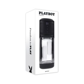 Playboy Side Piece Rechargeable Vibrating Warming Stroker