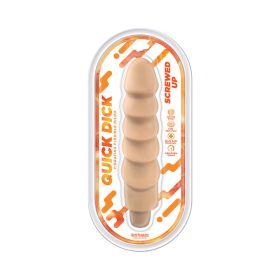Quick Dick Screwed Up 8.5 in. Vibrating Flexible Dildo