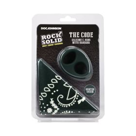 Rock Solid The Code Silicone C-Ring with Bandana Hunter Green/Black