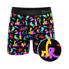 Shinesty The Knot Tonights Balloon Animal Ball Hammock Pouch Underwear with Fly XL