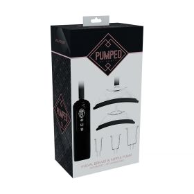 PUMPED Automatic Rechargeable Vulva, Breast & Nipple Pump Black