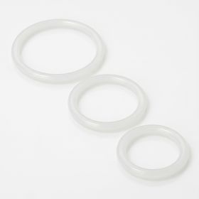 Trinity Silicone Cock Rings Clear