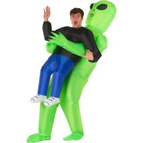 Alien Costume for Kids Adult, Inflated Alien Costume (Color: adult)