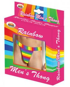 Rainbow Men's Thong One Size (SKU: TCN-HP2980)