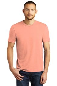 District Perfect Tri Tee DM130 (Color: Heathered Dusty Peach, size: 2XL)